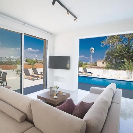 بيت للعطل Ferienhaus Mit Privatpool Fur 9 Personen Ca 170 Qm In Protaras, Sudkuste Von Zypern *